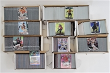 Extensive Collection of 2014, 2017, & 2019 Topps Chrome Baseball & Football Cards