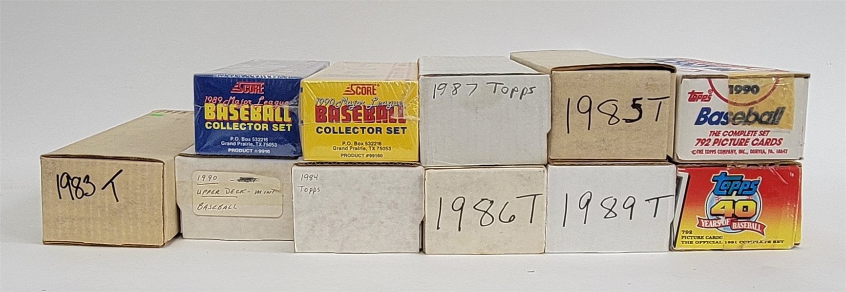 Lot of (11) 1980s & 1990s Baseball Card Sets