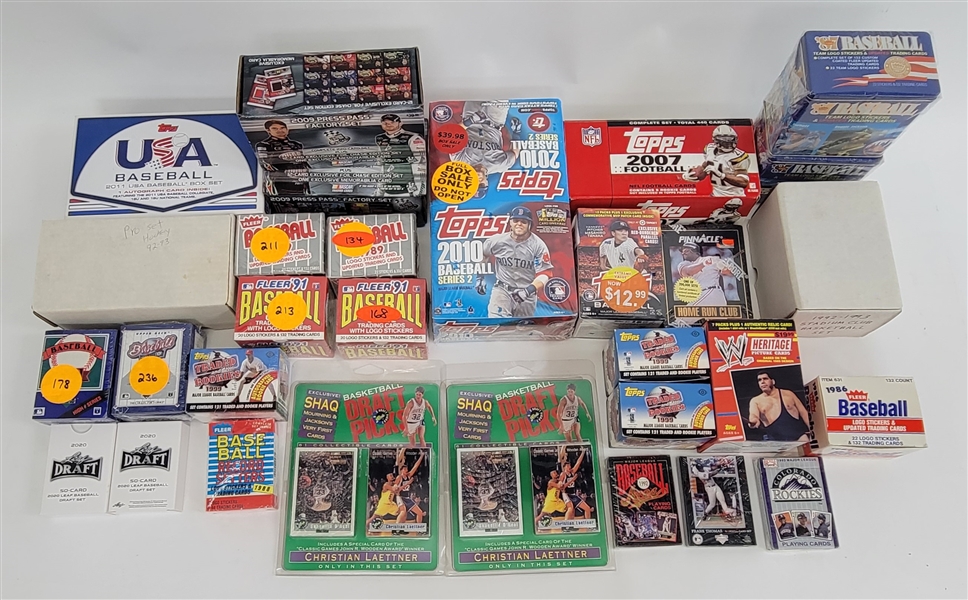 Extensive Collection of Miscellaneous Sports Card Sets