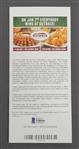 Antoine Winfield Jr. Autographed Authentic Outback Bowl Ticket Beckett