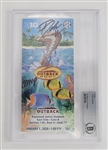 Tyler Johnson Autographed & Inscribed Encapsulated Authentic Outback Bowl Ticket Beckett