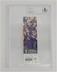 Kyle Rudolph Autographed & Encapsulated Authentic Ticket From First NFL Game Beckett
