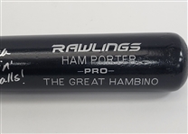 Patrick Renna Autographed & Inscribed You're Killin' Me Smalls! Rawlings Bat Beckett