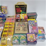 Extensive Collection of Unopened Sports & Entertainment Card Boxes & Packs