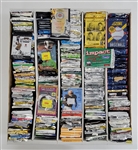 Extensive Collection of Opened Football, Baseball, & Hockey Card Packs