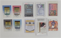 Large Football Stars Card Collection w/ Rookies & Autographs