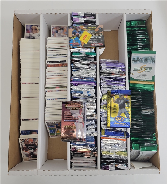 Extensive Collection of Miscellaneous Sports Cards & Opened Packs