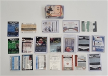 Collection of Autographed & Game Used Patch Cards - Baseball, Basketball, Football