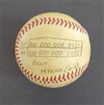 Bert Blyleven 1st National League Win April 26, 1978 Pittsburgh Pirates 11 Inning Complete Game 1-0 Shutout Game Used Final Out Stat Baseball w/Blyleven Signed Letter of Provenance