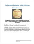 Bert Blyleven 1st National League Win April 26, 1978 Pittsburgh Pirates 11 Inning Complete Game 1-0 Shutout Game Used Final Out Stat Baseball w/Blyleven Signed Letter of Provenance