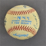 Bert Blyleven 1st Win 1984 Cleveland Indians April 6th vs Royals, 2500th Strikeout Game Used Stat Baseball w/Blyleven Signed Letter of Provenance