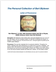 Bert Blyleven 1st Win 1984 Cleveland Indians April 6th vs Royals, 2500th Strikeout Game Used Stat Baseball w/Blyleven Signed Letter of Provenance