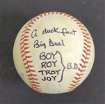 Bert Blyleven 1st Career National League Hit Game Used Baseball April 30, 1978 Pittsburgh Pirates Presented to Him by Willie Stargell w/Blyleven Signed Letter of Provenance