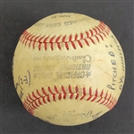 Bert Blyleven 1st Win 1979 Pittsburgh Pirates World Series Championship Year May 21, 1979 vs Expos Game Used Stat Baseball w/Blyleven Signed Letter of Provenance