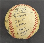 Bert Blyleven 1979 Pittsburgh Pirates Game 5 World Series Final Out Game Used Stat Baseball 1st World Series Win w/Blyleven Signed Letter of Provenance