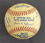 Bert Blyleven 1979 Pittsburgh Pirates Game 5 World Series Final Out Game Used Stat Baseball 1st World Series Win w/Blyleven Signed Letter of Provenance