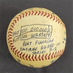 Bert Blyleven 1979 Pittsburgh Pirates Game 5 World Series Final Out Game Used Stat Baseball 1st World Series Win w/Blyleven Signed Letter of Provenance