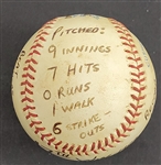 Bert Blyleven 17th Win Last Start 1989 California Angels Complete Game Shutout Used Final Out Stat Baseball Passed Burleigh Grimes (271) Wins w/Blyleven Signed Letter of Provenance