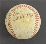 Bert Blyleven Rookie Year 4th Career Win July 23, 1970 Twins vs Tigers Complete Game Used Final Out Stat Baseball w/Blyleven Signed Letter of Provenance