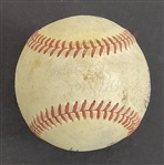 Bert Blyleven Rookie Year 2nd Career Win June 14, 1970 Twins vs Red Sox Game Used Stat Baseball w/Blyleven Signed Letter of Provenance