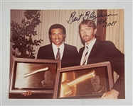 Bert Blyleven 1985 Cleveland Indians Golden Tomahawk Award with Signed Photo w/Blyleven Signed Letter of Provenance
