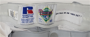 Bert Blyleven Lot of (3) Minnesota Twins Used Pants Signed w/Blyleven Signed Letter of Provenance