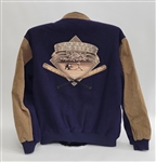 Bert Blyleven Lot of (2) Jackets - America’s Pastime Letterman Style and Baseball Hall of Fame Windbreaker Size 2XL w/Blyleven Signed Letter of Provenance