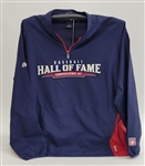 Bert Blyleven Lot of (2) Jackets - America’s Pastime Letterman Style and Baseball Hall of Fame Windbreaker Size 2XL w/Blyleven Signed Letter of Provenance