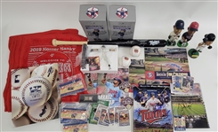 Collection of Minnesota Twins Stadium Giveaways & Collectibles