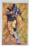 Jerome Bettis "The Bus" Autographed Pittsburgh Steelers 22x36 Lithograph LE #26/50 w/ Beckett LOA