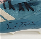Adam Thielen Autographed Custom Adidas Bar Down Lounge Cleats Beckett