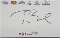 Tom Brady Autographed & Framed 16x20 Photo Display