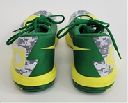 Kevin Durant 2013 Game Issued Nike KD6 ‘Oregon Armed Forces Classic PE Basketball Shoes