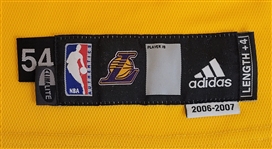 Kobe Bryant 2006-07 Los Angeles Lakers Game Used Jersey w/ D.C. Sports & Dave Miedema LOA