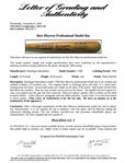 Bert Blyleven 1983 Cleveland Indians Game Used & Autographed Bat PSA/DNA GU 7 w/Bert Blyleven Letter of Provenance