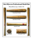 Bert Blyleven 1983 Cleveland Indians Game Used & Autographed Bat PSA/DNA GU 7 w/Bert Blyleven Letter of Provenance