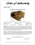 Bert Blyleven 1980 Pittsburgh Pirates Game Used Glove PSA/DNA LOA & Bert Blyleven Signed Letter of Provenance