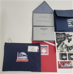 Bert Blyleven Baseball Hall of Fame Induction Weekend Credentials and Information Packs From Various Years (2) Signed Photos w/Blyleven Signed Letter of Provenance