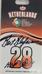 Bert Blyleven 2017 Team Netherlands World Baseball Classic Program, Tickets and Bag Tags Signed Package w/Blyleven Signed Letter of Provenance