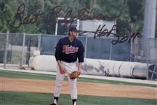 Bert Blyleven Minnesota Twins Fantasy Camp Package Includes Signed Photos w/Blyleven Signed Letter of Provenance