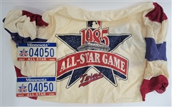 1985 MLB All-Star Game Banner & License Plates