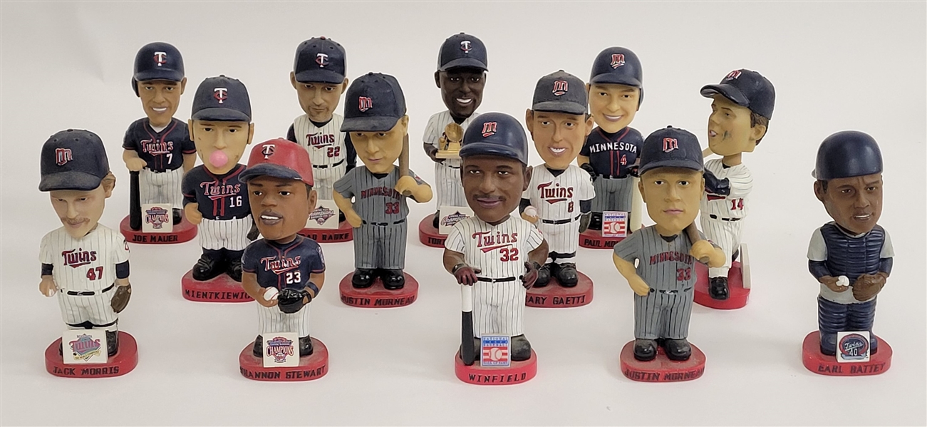 Collection of Minnesota Twins Season Ticket Holder Exclusive Bobbleheads