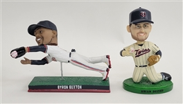 Lot of 2 Byron Buxton & Brian Dozier Minnesota Twins Season Ticket Holder Exclusive Bobbleheads