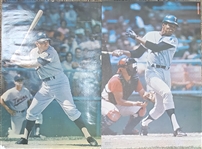 Lot of 2 Harmon Killebrew & Rod Carew Original Sports Illustrated Posters