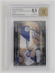Kris Bryant Autographed 2015 Topps Strata Clearly Authentic Auto Relics Gold LE #13/25 BGS 8.5 Auto 10