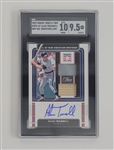 Alan Trammell Autographed 2022 Panini Three & Two HOF Signature Swatches LE #2/49 SGC 9.5 Auto 10