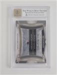 Rob Gronkowski Autographed 2015 Topps Supreme Jumbo Patches LE #1/15 BGS 8 Auto 10