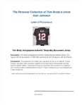 Tom Brady Autographed & Framed Authentic Tampa Bay Buccaneers Jersey w/ Beckett LOA & Letter of Provenance