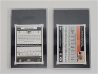Lot of 2 Aaron Rodgers Graded Rookie Cards SGC 9