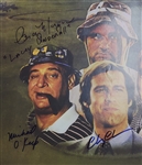 Lot of 2 Chevy Chase, Michael O'Keefe, & Cindy Morgan Autographed 22x36 Caddyshack Posters